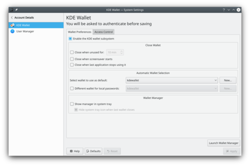 KDE wallet popup everytime on launch - Newbie - EndeavourOS