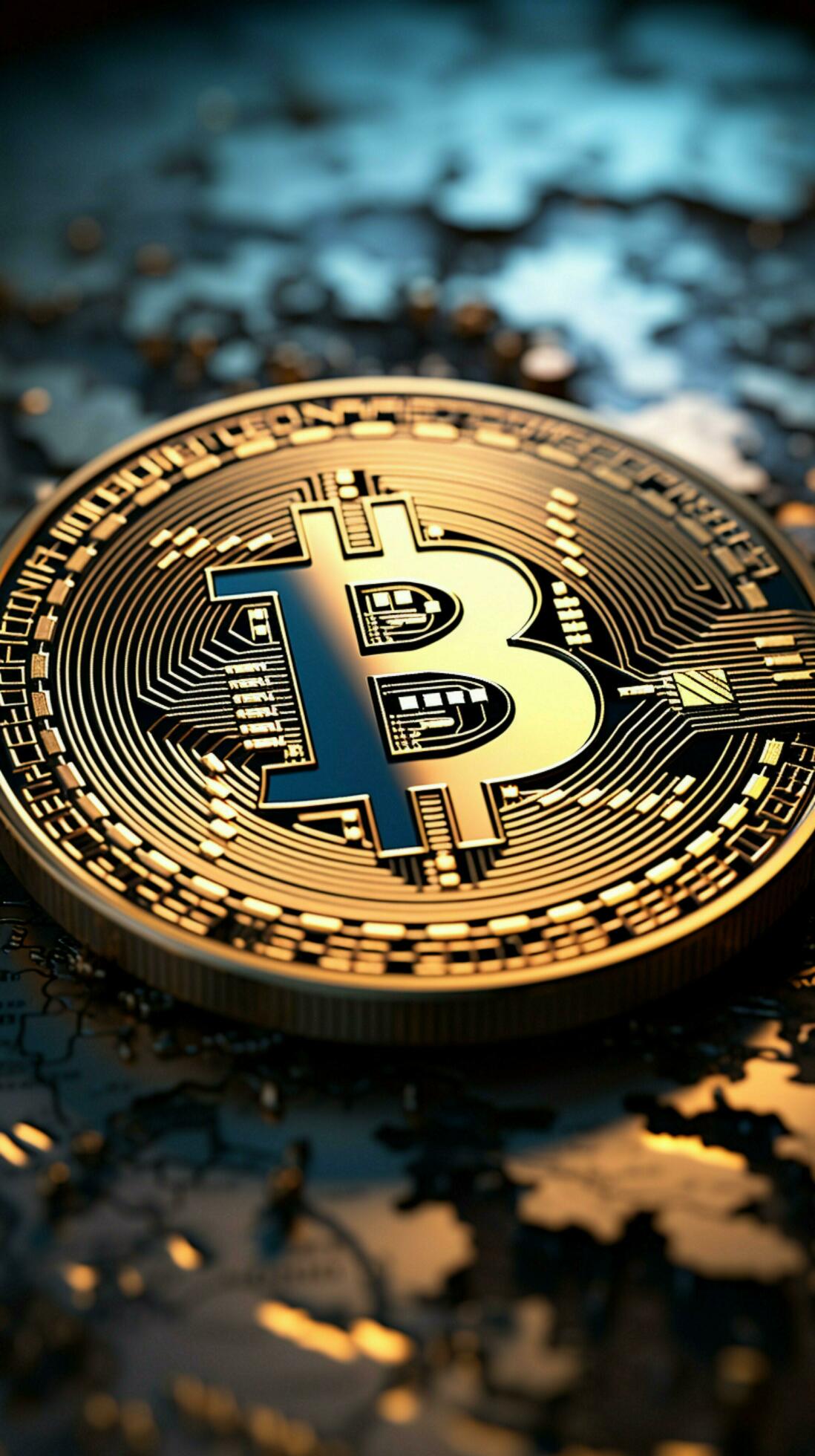 Bitcoin Pattern, Phone Wallpaper Иллюстрация Stock | Adobe Stock