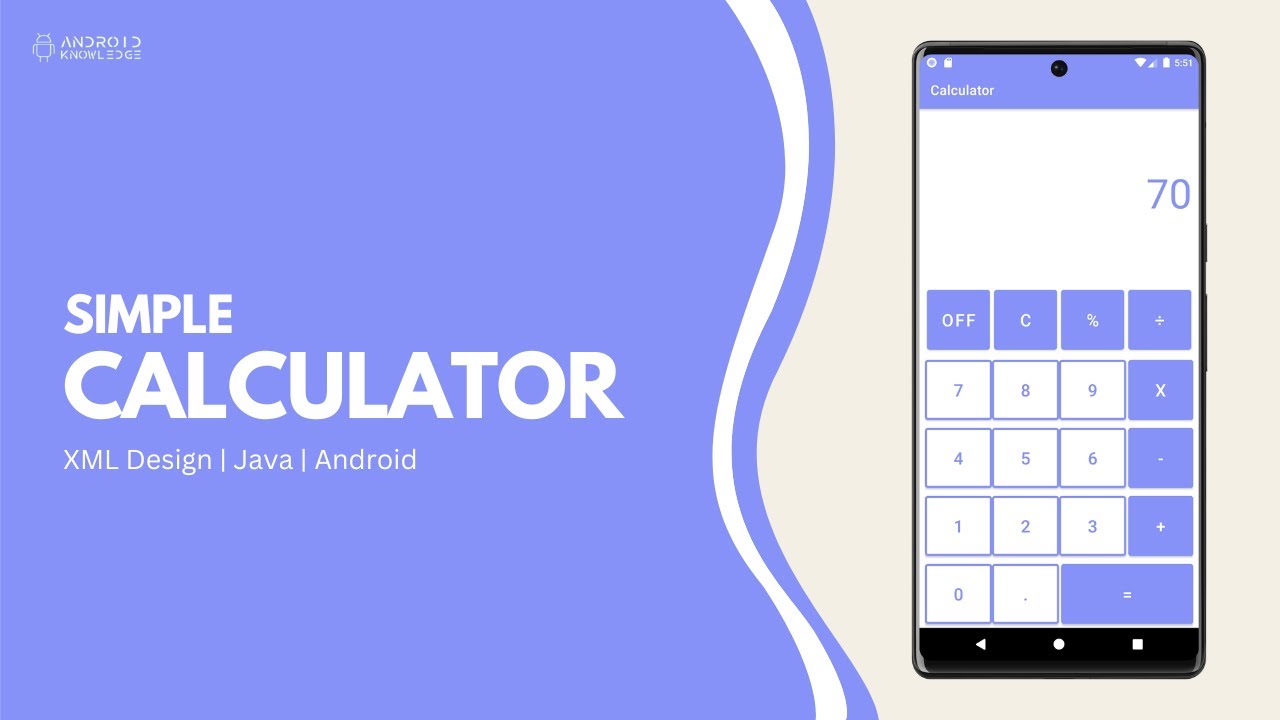 Calculator App In Android With Source Code - Source Code & Projects