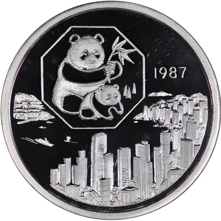 1 Ounce Silver - Panda - (Chinese Panda Commemoration - AMC) - United States – Numista