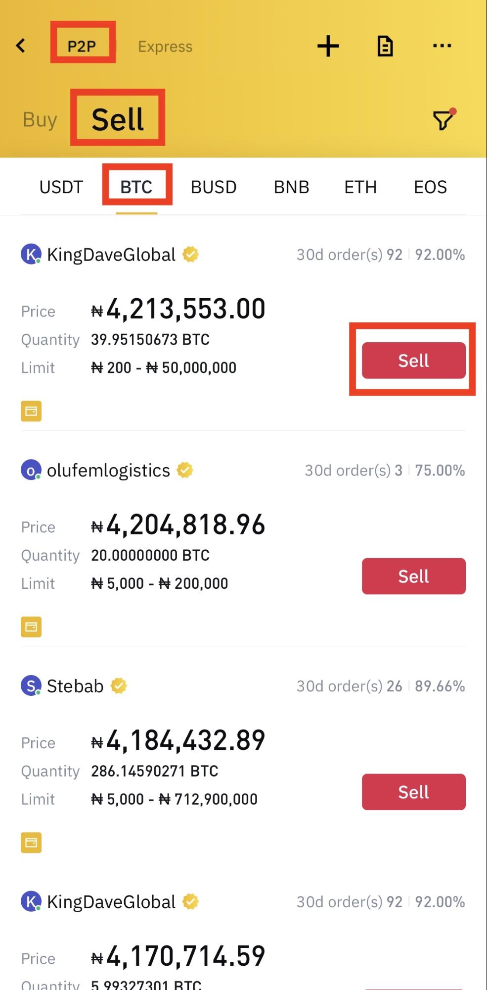 Convert BTC to NGN ( Bitcoin to Nigerian Naira)