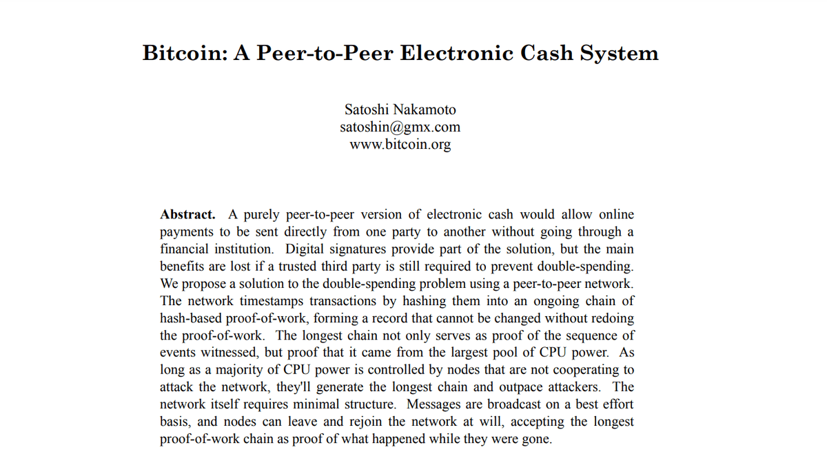 The Bitcoin White Paper Is 15 Years Old. Here's What It Is.