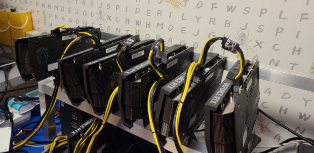 Miner Turns His 6 GPU Mining Rig in to a Work of Art - Funky Kit