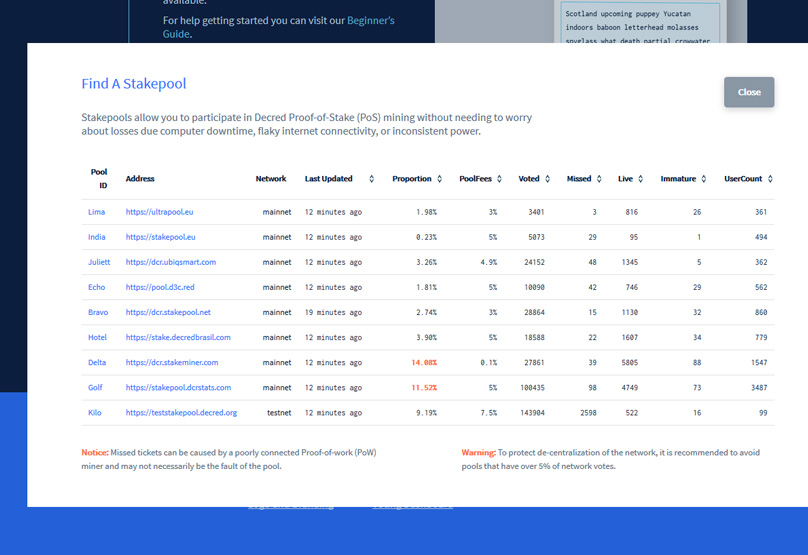 Decred (DCR) Staking Rewards Calculator