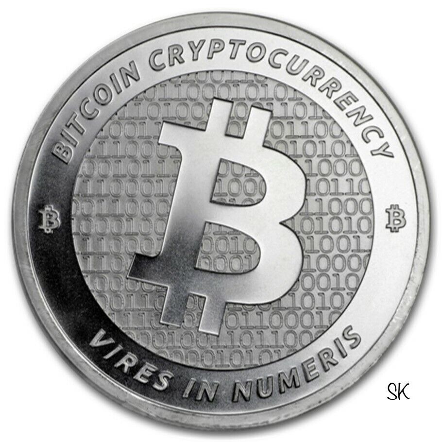 1 OZ SILVER COINS BITCOIN