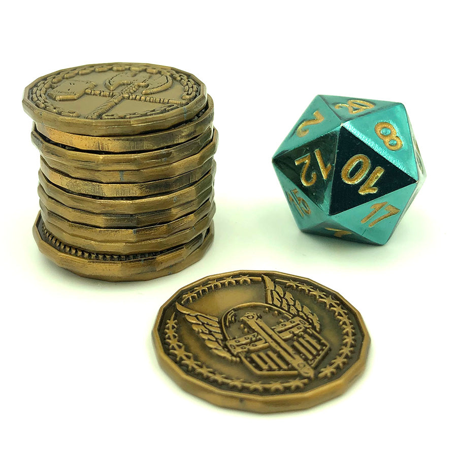 The Witcher Dice Set and Coin - Yennefer