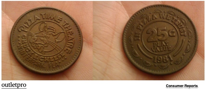 Chuck E Cheese token price increase? | Museum of the Game Forums