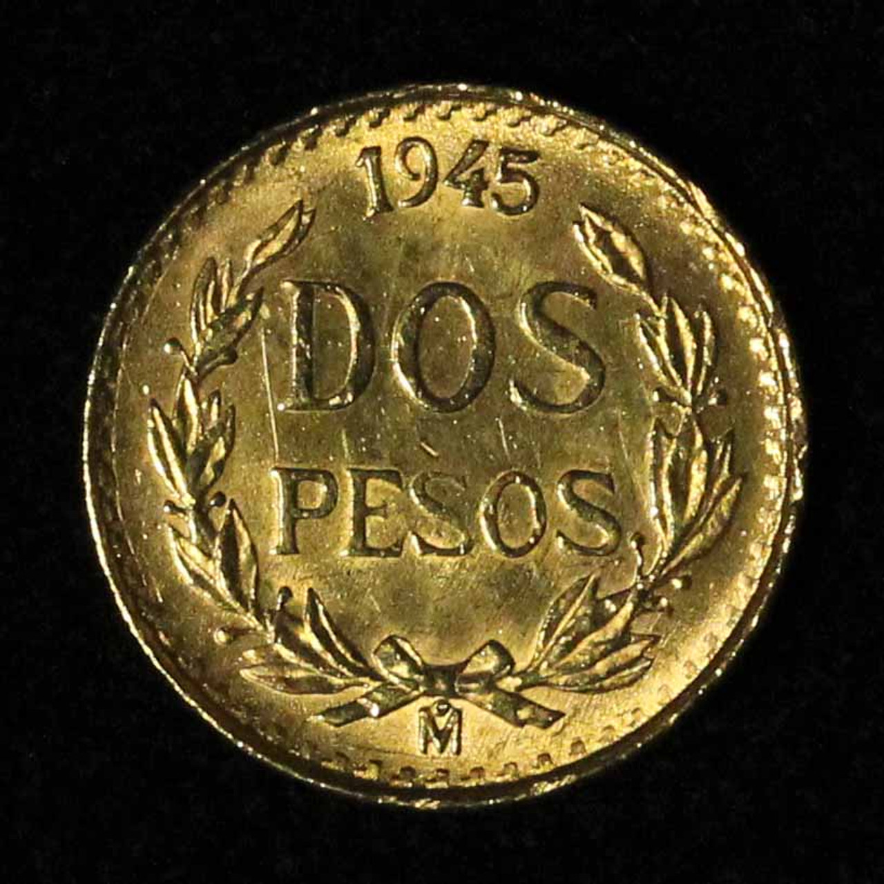 MEXICAN DOS PESOS GOLD COIN 