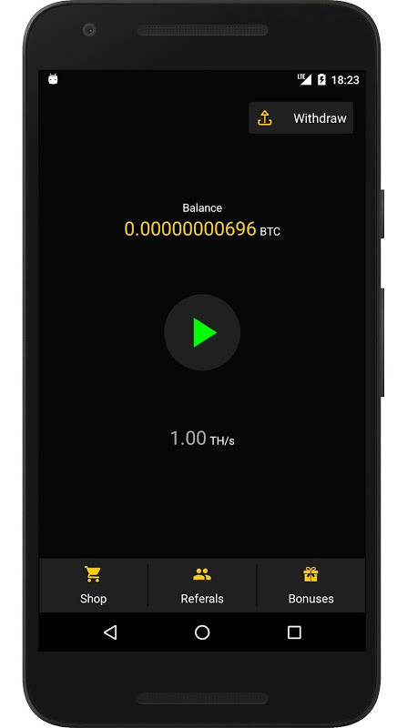 Bitcoin Miner - Earn Satoshi & Free BTC Mining for Android - Download the APK from Uptodown