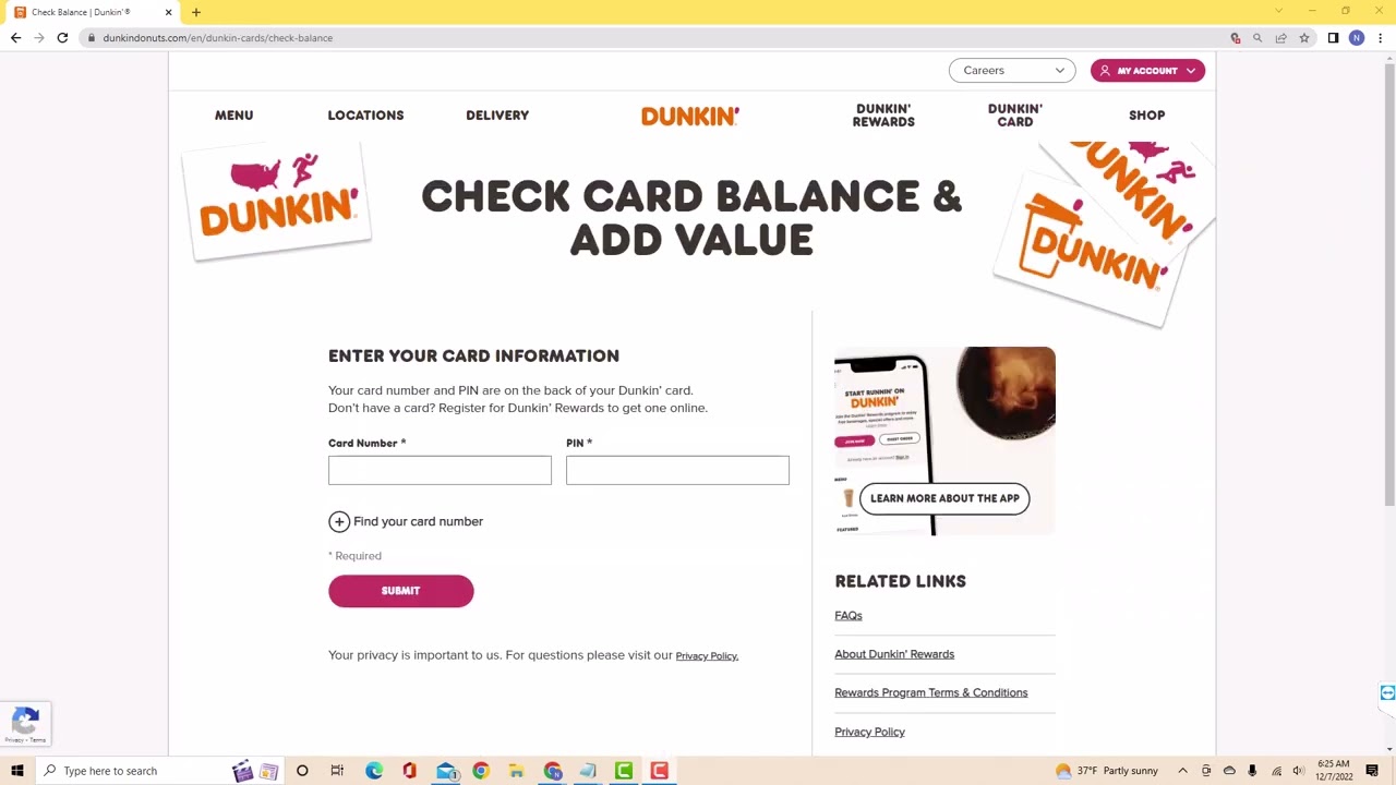 Check Your Dunkin' Donuts Gift Card Balance Easily - Healing Picks