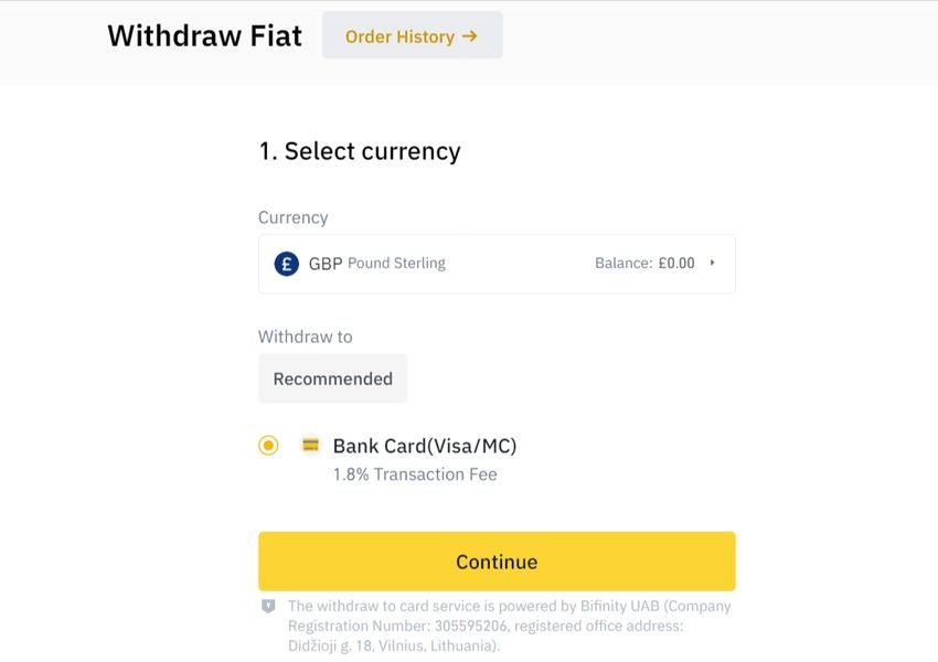 How to Withdraw from Binance to Bank Account? - Coinapult