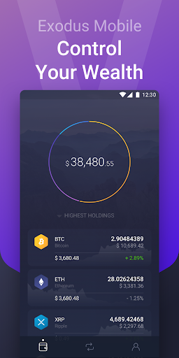 Exodus Crypto Wallet – کیف پول بیت کوین اکسودوس for Android - Download | Bazaar