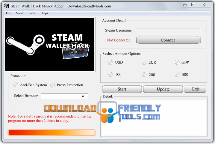 Anyone know how to hack the steam wallet fund? | Defend the Web