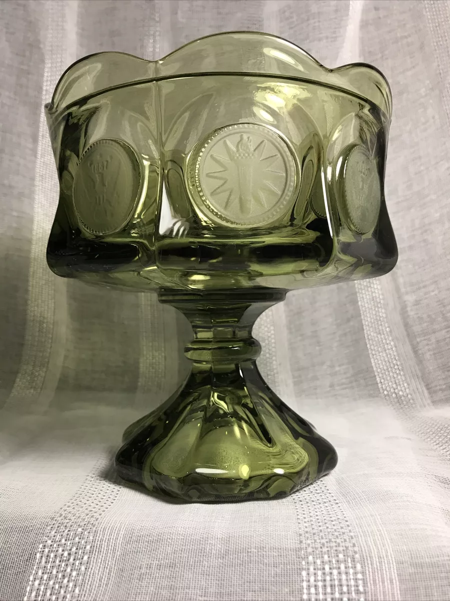 Fostoria Coin Glass Emerald Green – Michael's Fostoria Glass