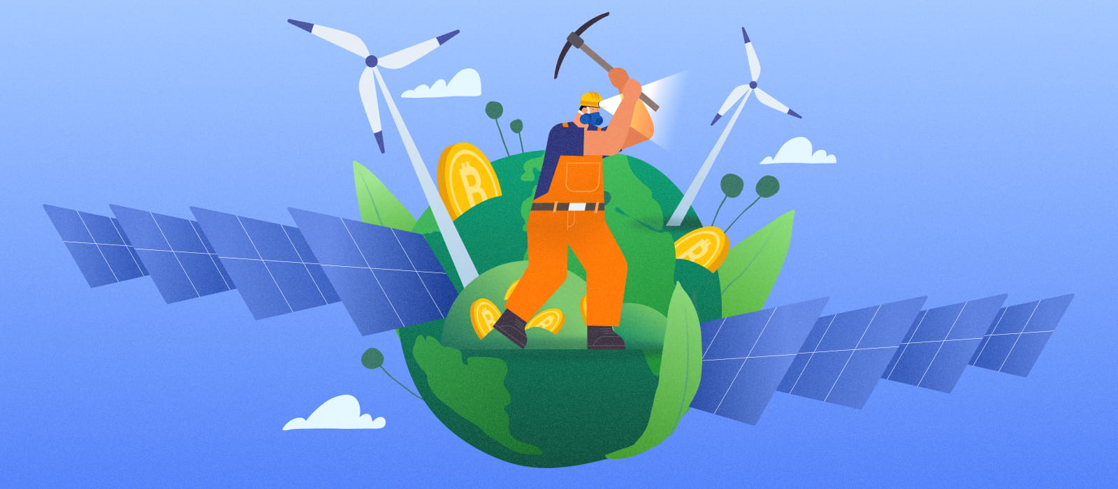 Bitcoin mining's green mile: % sustainable energy use