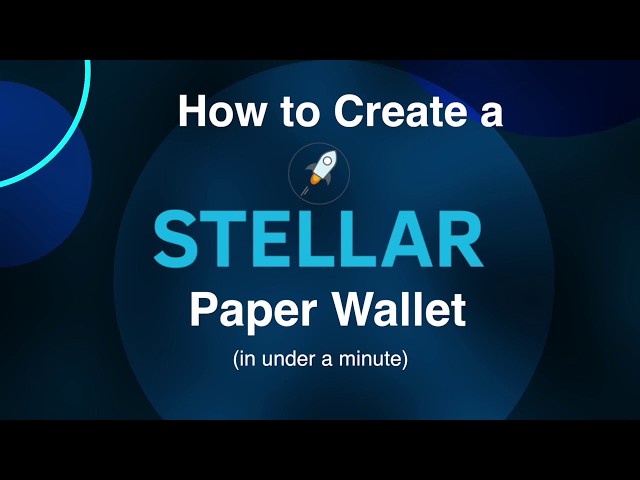 GitHub - stellar/paper-wallet