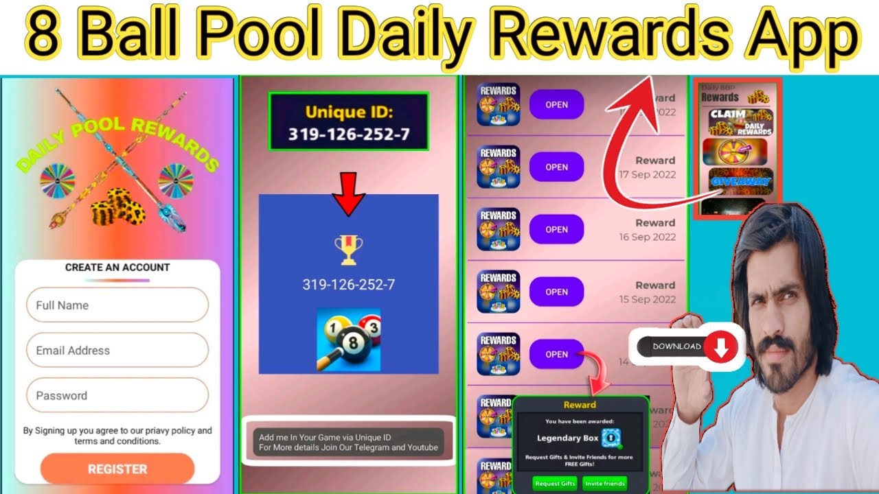 Daily Unlimited Coins Reward Links 8 Ball Pool APK - Free download for Android