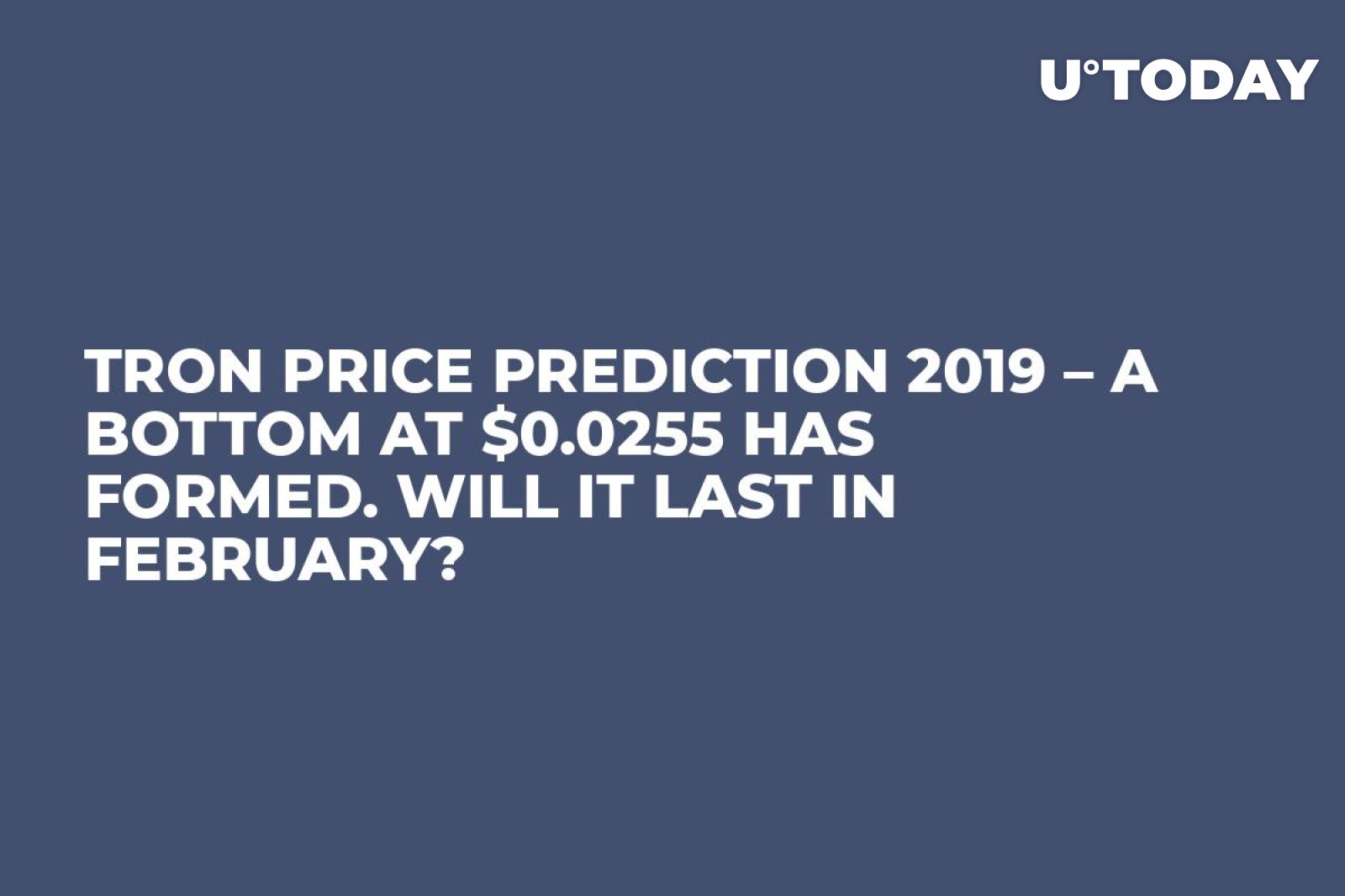 TRON Price Prediction