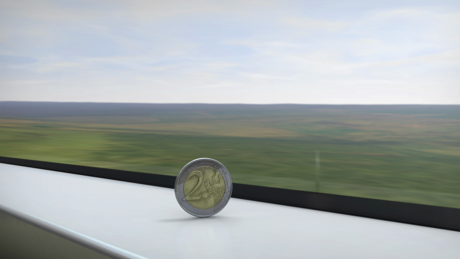 Balanced coin on high-speed train stuns global audience|From the Press|cryptolove.fun