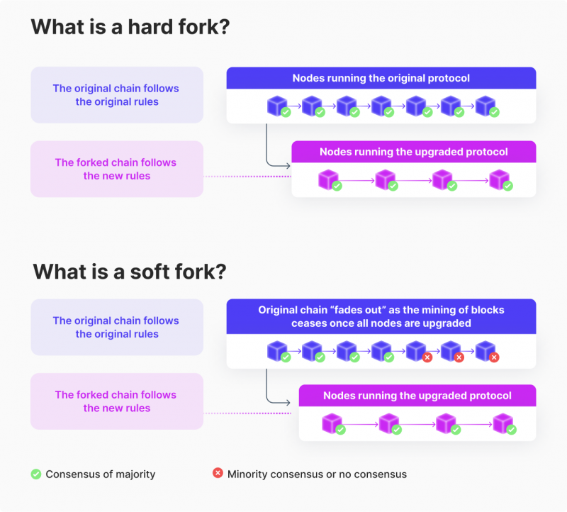 What is a hard fork in crypto? | Hard fork vs soft fork | Fidelity