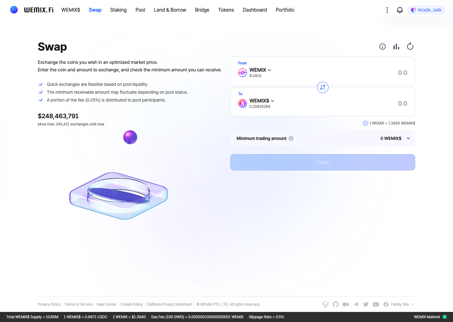 Swap (XWP) mining calculator - solo vs pool profitability | CryptUnit