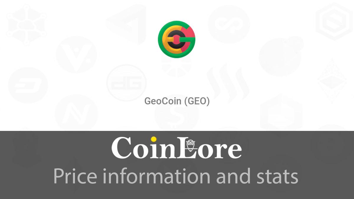 GeoCoin Price Today - GEO to US dollar Live - Crypto | Coinranking