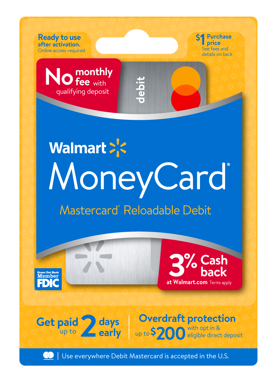 About – Cash Back Reloadable Debit Card Account | Walmart MoneyCard