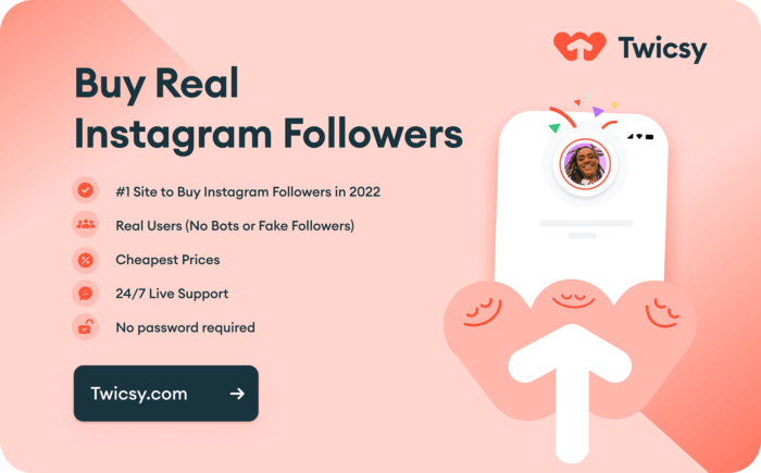 Buy Instagram Followers - % Real, Instant | PayPal payment