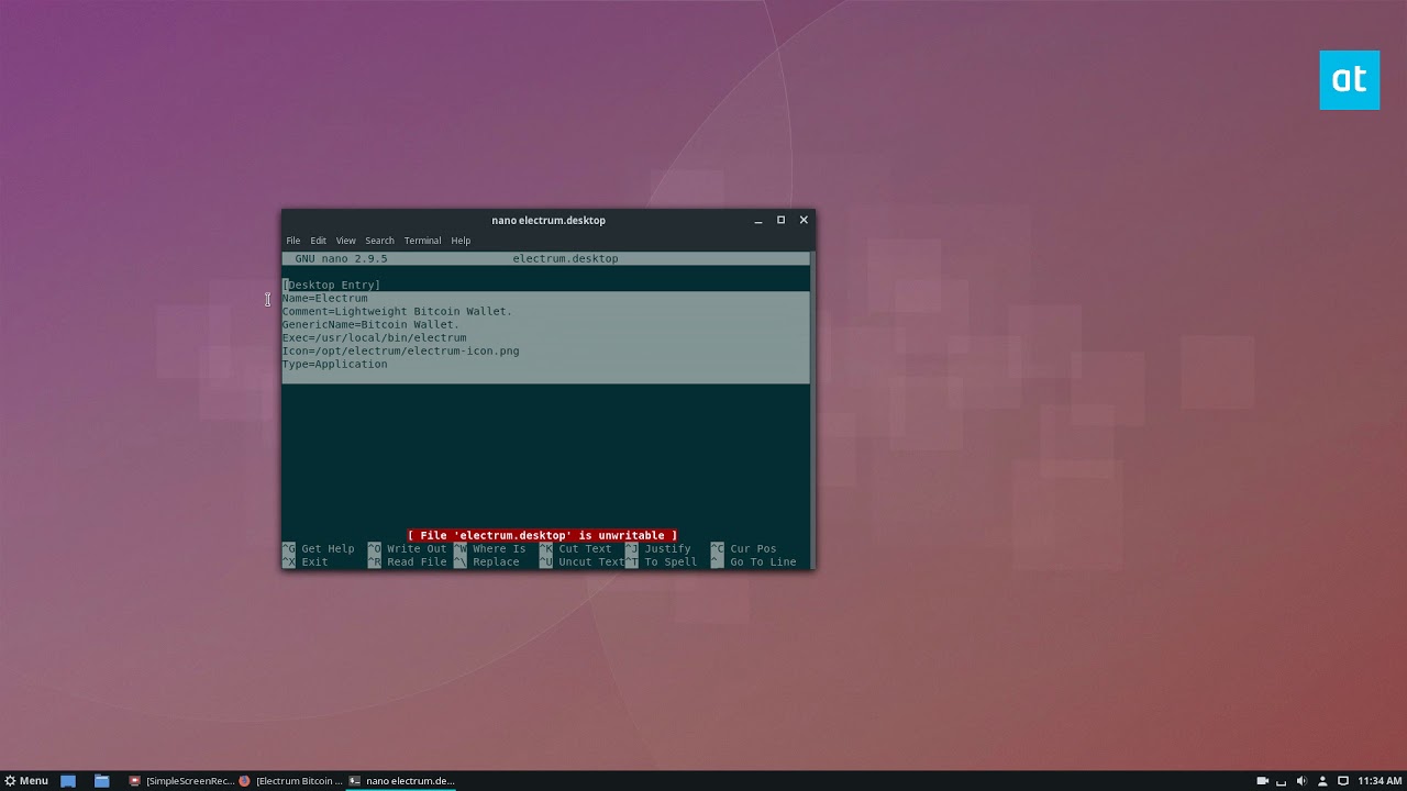 [lubuntu] Installing Electrum Wallet