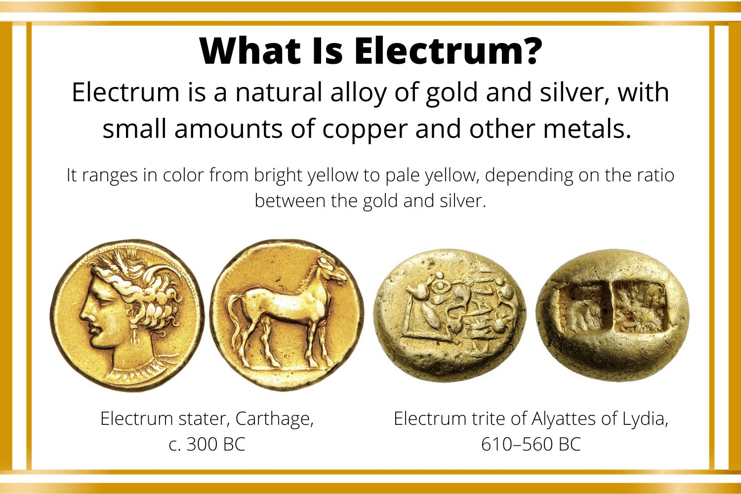 Electrum, The Forgotten Precious Metal. - Coin Community Forum