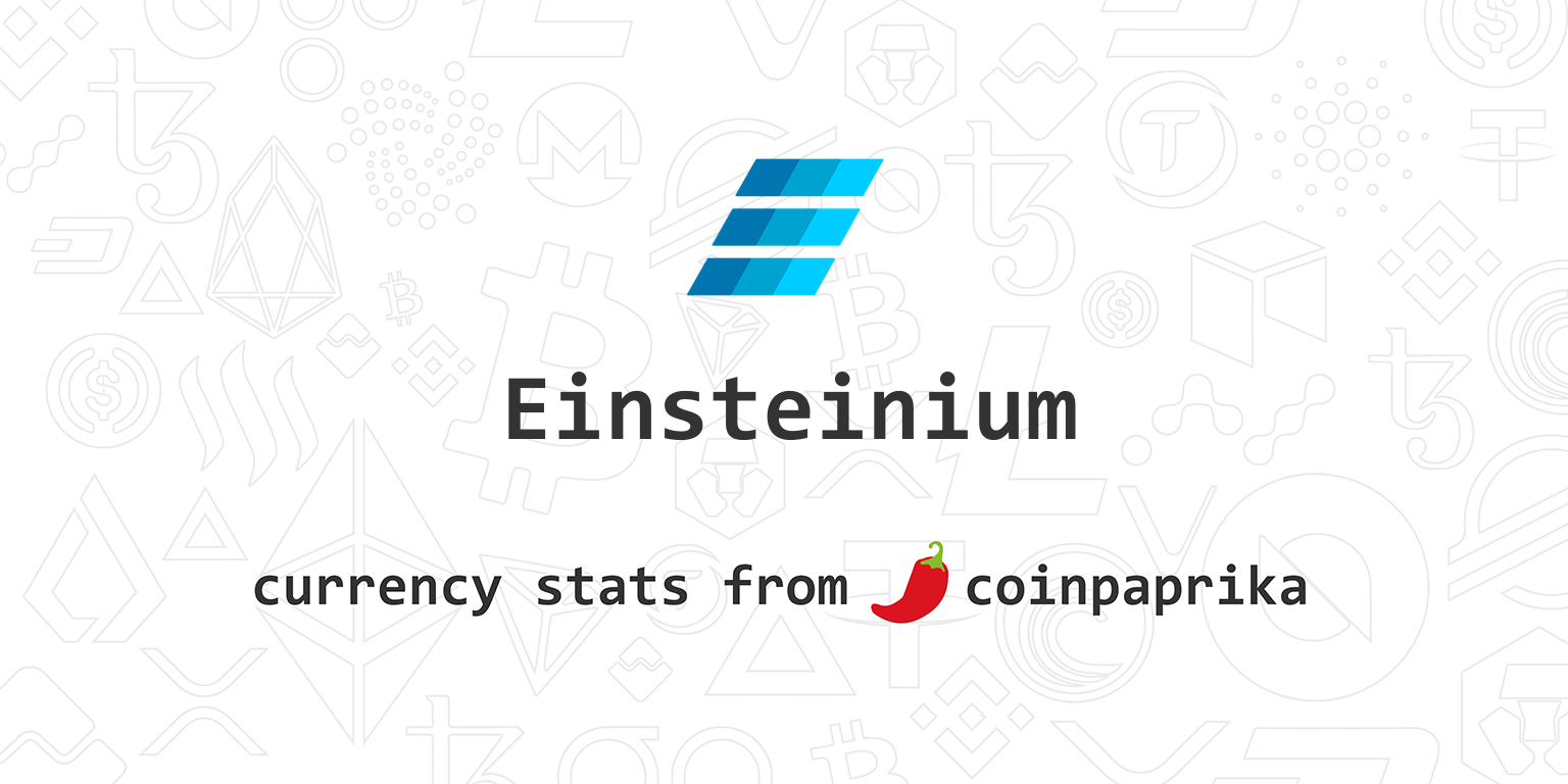 EMC2 Coin: what is Einsteinium? Crypto token analysis and Overview | cryptolove.fun