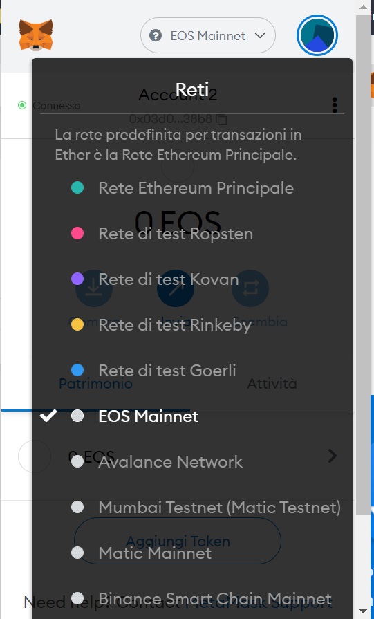 EOS Mainnet is now available on Metamask - EOS - cryptolove.fun Forums