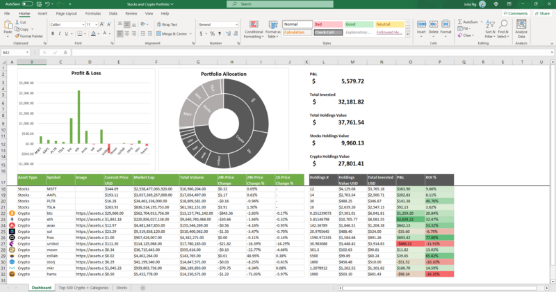 Get Crypto Prices in Excel Instantly