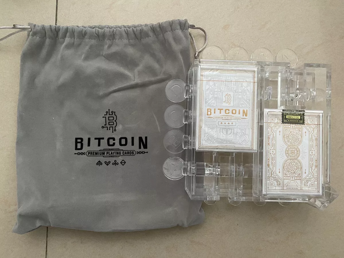 BITCOIN (BLACK) PLAYING Cards by Patrick Kun $ - PicClick