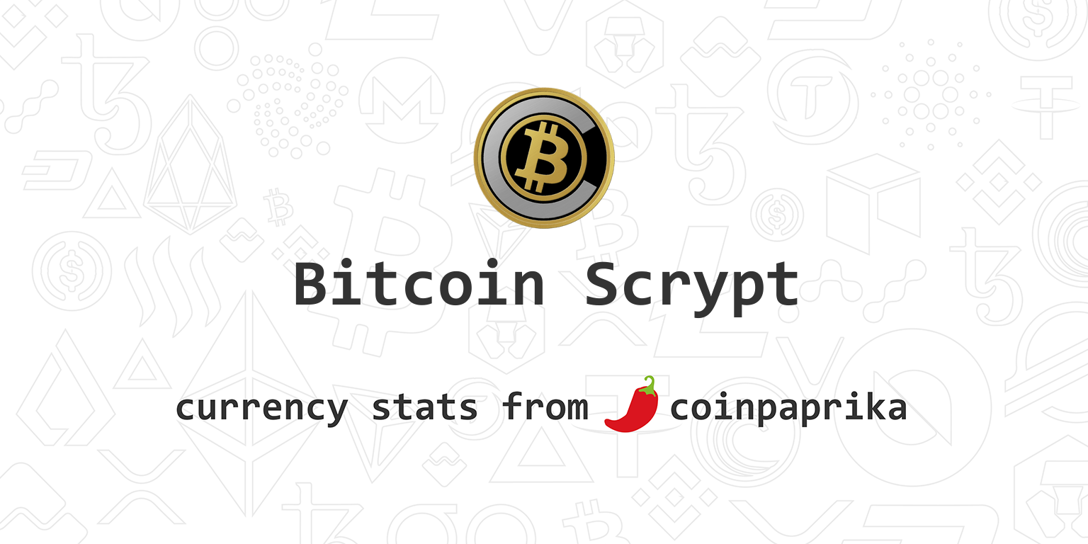 Bitcoin Scrypt BTCS: Price, News, Events, Charts, Exchanges