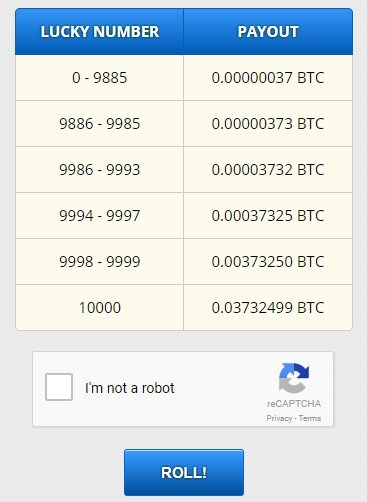 FreeBitcoin HI-LO Multiply BTC Emulator for the VIC! - Denial