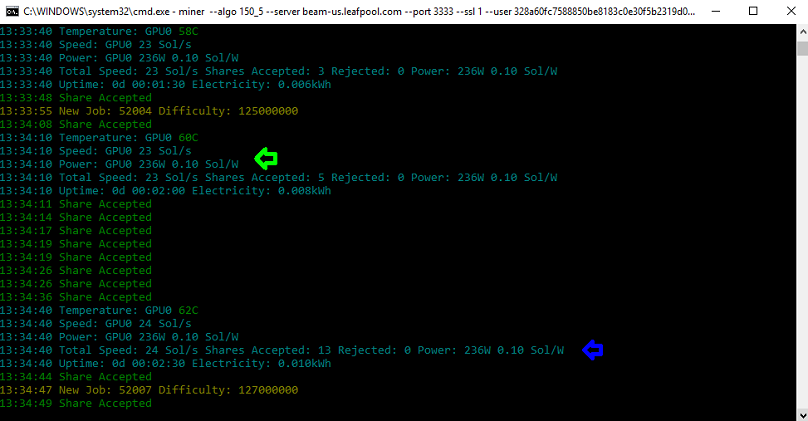 How to mine BEAM - Mining BeamHash algo with NVIDIA & AMD