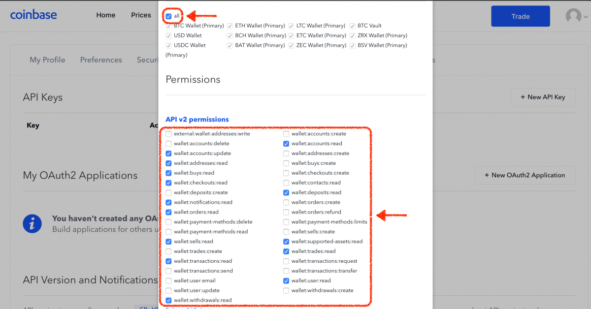 How do I link my Coinbase account? | Quadency | Support Center