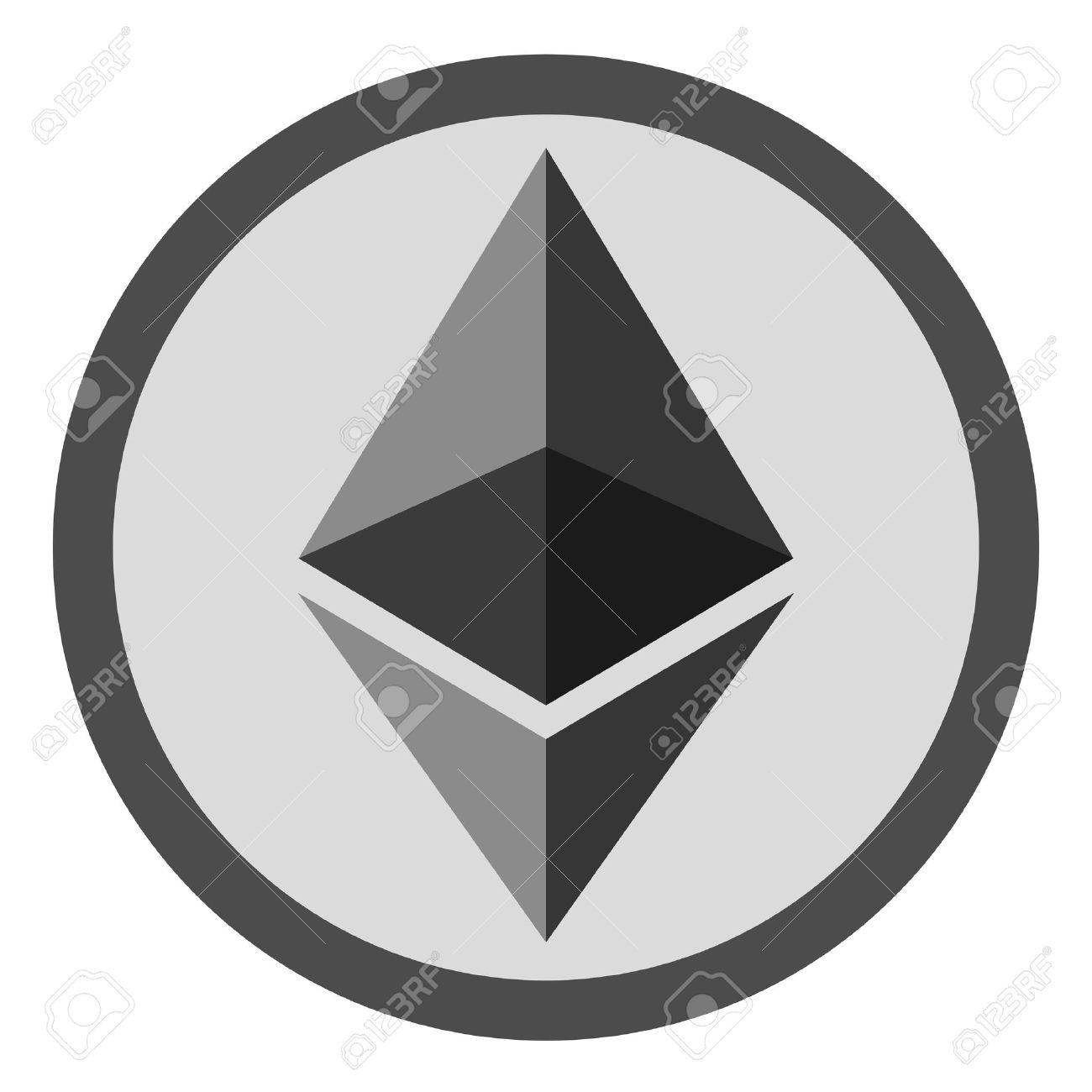 Ethereum coin symbol logo. | Symbol logo, Symbols, ? logo