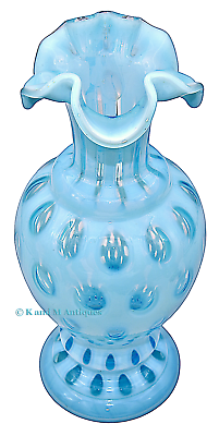 fenton coin dot vase