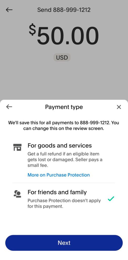 What's the difference between friends and family or goods and services payments? | PayPal GB