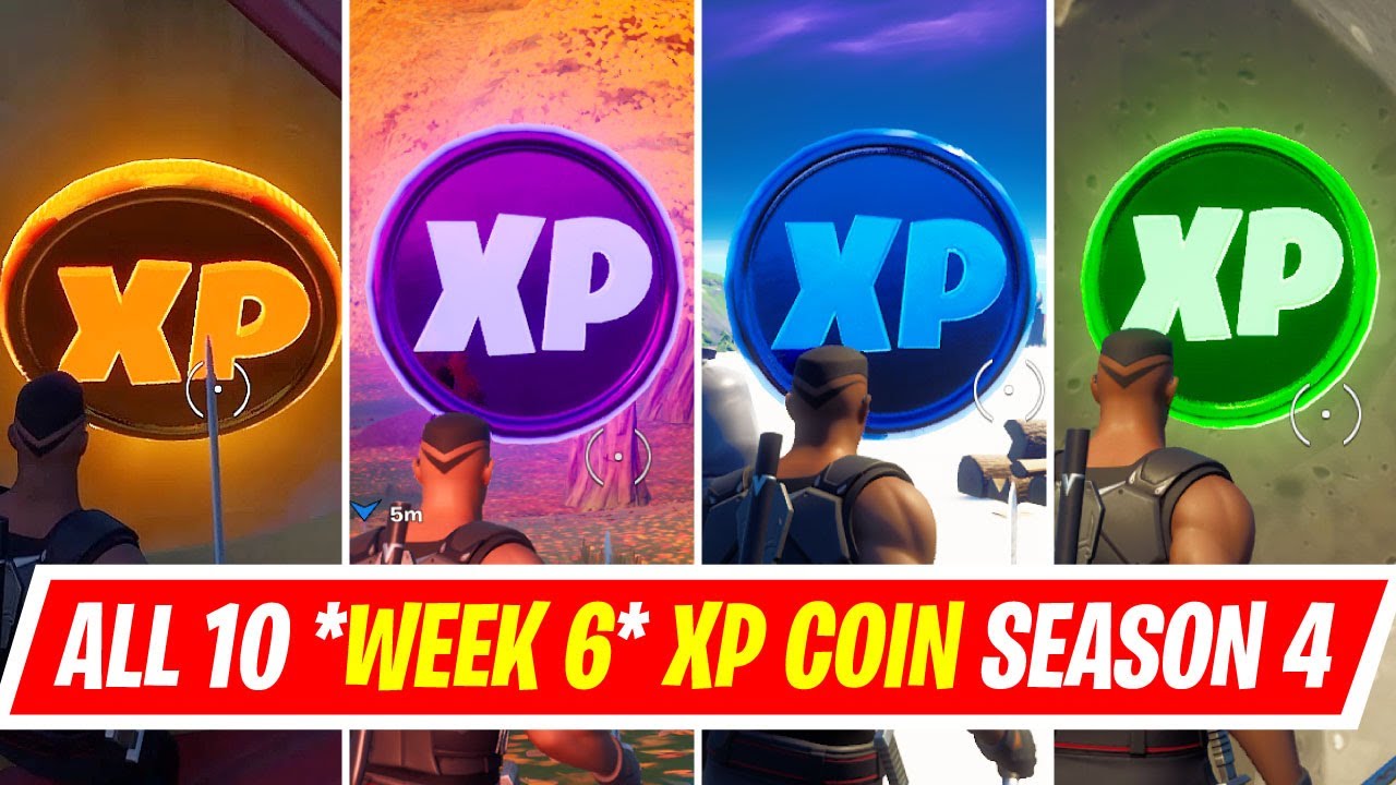 Every Week 7 XP Coin Location in Fortnite Season 4