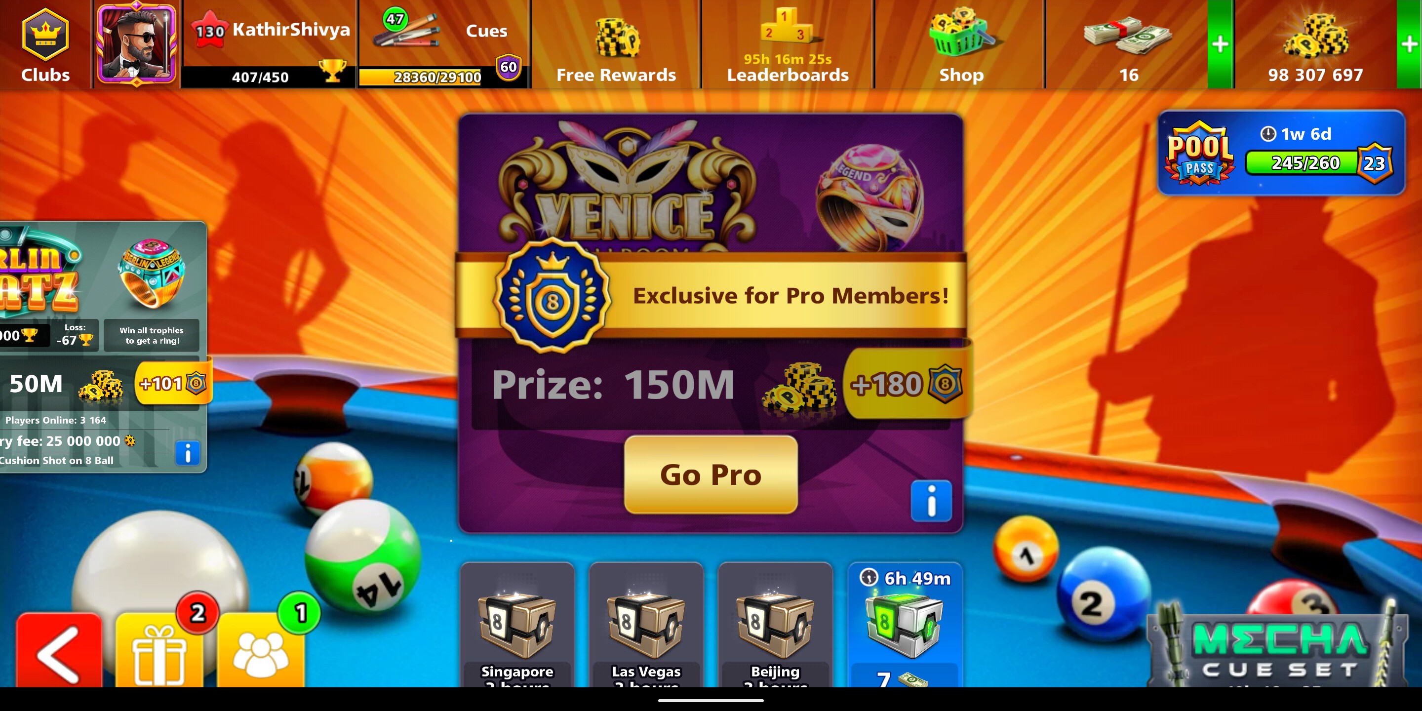 miniclip 8ballpool - free accounts, logins and passwords