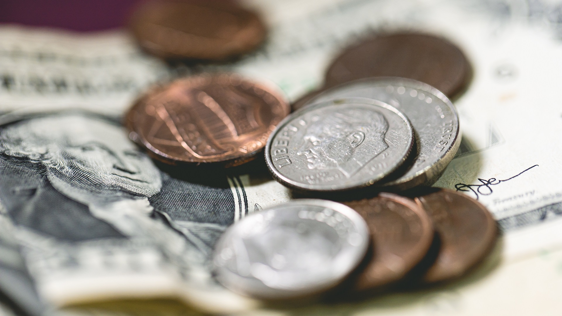 Cash in coins at Coinstar.