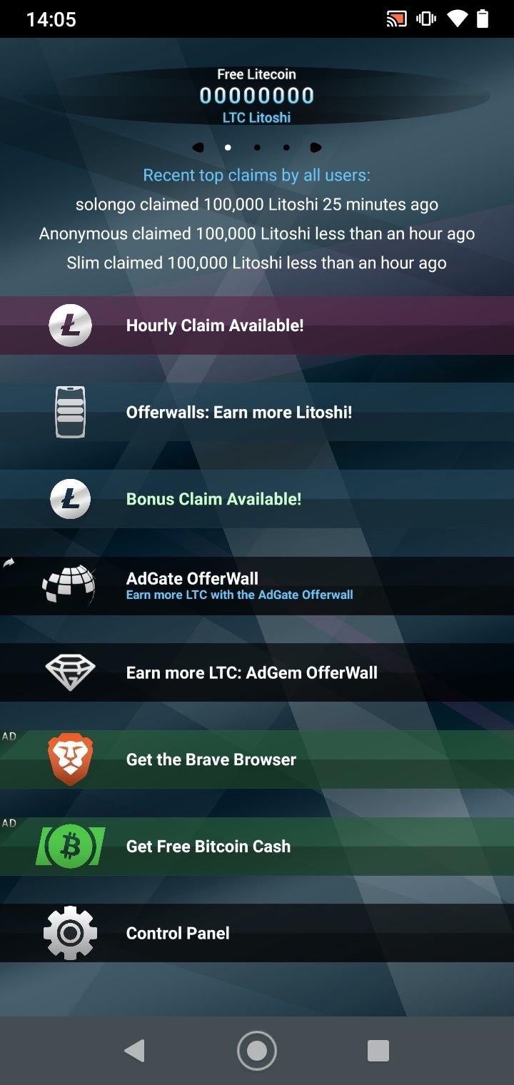 Free Litecoin Gain - FreeCoin APK - Free download for Android