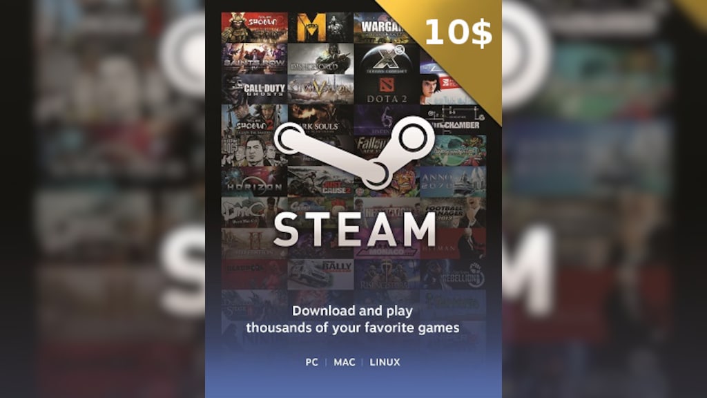 Steam Gift Card 10 USD