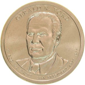 38th President Presidential Coin Series Gerald R. Ford President Dollar