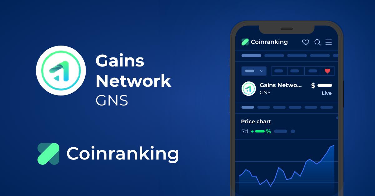 Gains Network Gns Price USD today, Chart, News, Predictio