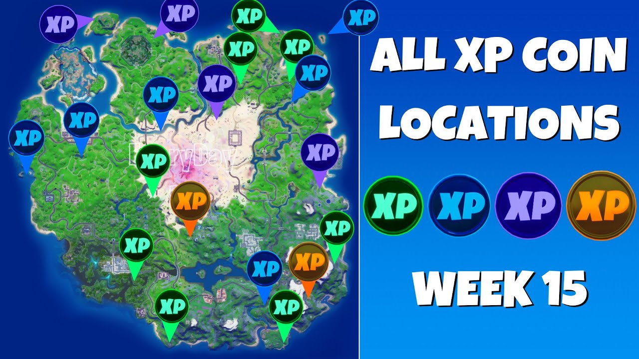 Fortnite Season 3 Gold XP Coins: Locations and How to Get Them