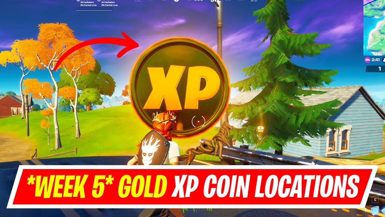 Fortnite Season 4 XP Coins Locations - Maps for All Weeks! - Pro Game Guides